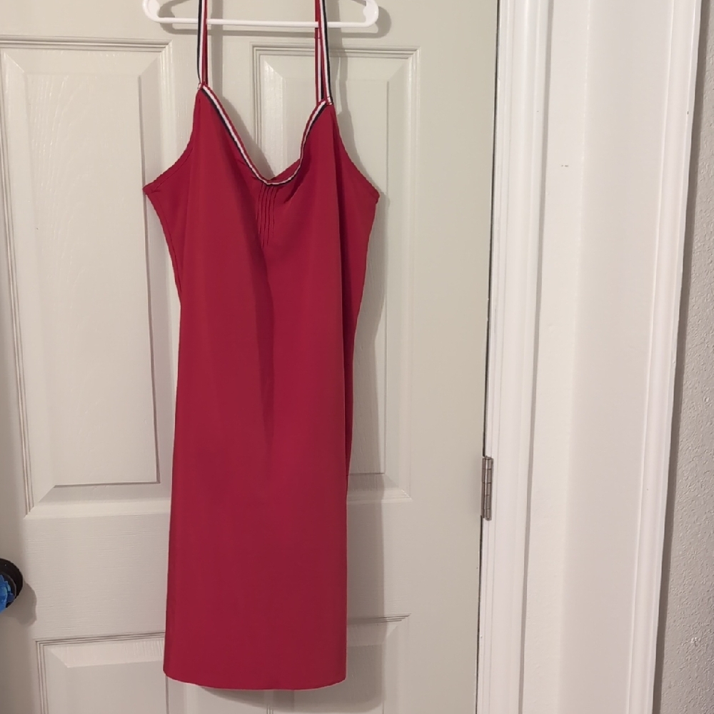 Tommy Hilfiger Strapless Red Dress
